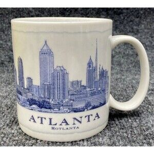 Starbucks Coffee City Mug Atlanta Georgia GA Architecture Series Hotlanta 2006